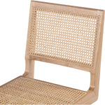 Preston Solid Wood And Cane Dining Side Chair in Natural