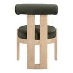 Arienzo Velvet Performance Fabric Upholstered Dining Chair in Green