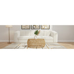 Priya Aluminum Coffee Table in Gold
