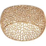 Priya Aluminum Coffee Table in Gold