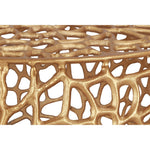 Priya Aluminum Coffee Table in Gold