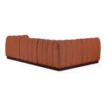 Quinn 101" Chenille Fabric Upholstered 4pc. Modular Sectional in Cognac
