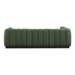 Quinn 101" Chenille Fabric Upholstered 4pc. Modular Sectional in Green