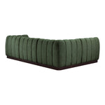 Quinn 101" Chenille Fabric Upholstered 4pc. Modular Sectional in Green