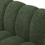 Quinn 101" Chenille Fabric Upholstered 4pc. Modular Sectional in Green