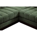 Quinn 101" Chenille Fabric Upholstered 4pc. Modular Sectional in Green