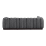 Quinn 101" Chenille Fabric Upholstered 4pc. Modular Sectional in Grey