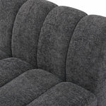 Quinn 101" Chenille Fabric Upholstered 4pc. Modular Sectional in Grey