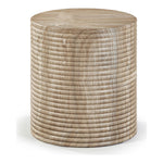Rapallo Concrete Indoor/Outdoor End Table in Beige