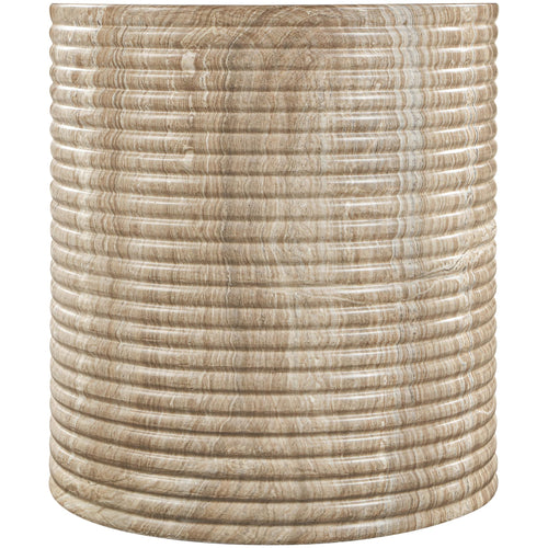 Rapallo Concrete Indoor/Outdoor End Table in Beige