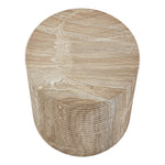 Rapallo Concrete Indoor/Outdoor End Table in Beige