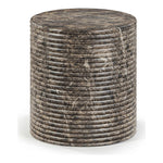 Rapallo Concrete Indoor/Outdoor End Table in Brown