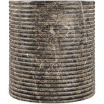 Rapallo Concrete Indoor/Outdoor End Table in Brown