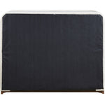 Rava Velvet Upholstered Queen Bed in Cream / Beige