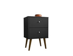 Liberty 18" Nightstand (2-Drawer) in Black