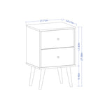 Liberty 18" Nightstand (2-Drawer) in Black