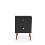 Liberty 18" Nightstand (2-Drawer) in Black