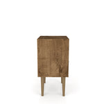 Liberty 18" Nightstand (2-Drawer) in Rustic Brown