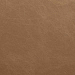Ravina Vegan Leather and Linen Textured Fabric Upholstered Dining Chair in Cognac