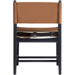 Rawlins Vegan Leather Upholstered Dining Chair in Cognac
