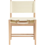 Rawlins Vegan Leather Upholstered Dining Chair in Cream