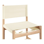 Rawlins Vegan Leather Upholstered Dining Chair in Cream
