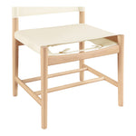 Rawlins Vegan Leather Upholstered Dining Chair in Cream