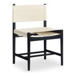 Rawlins Vegan Leather Upholstered Dining Chair in Cream