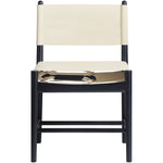 Rawlins Vegan Leather Upholstered Dining Chair in Cream