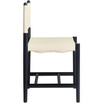 Rawlins Vegan Leather Upholstered Dining Chair in Cream