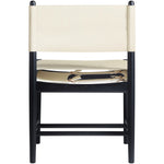 Rawlins Vegan Leather Upholstered Dining Chair in Cream