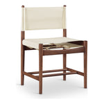 Rawlins Vegan Leather Upholstered Dining Chair in Cream