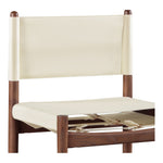 Rawlins Vegan Leather Upholstered Dining Chair in Cream