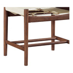 Rawlins Vegan Leather Upholstered Dining Chair in Cream