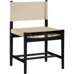 Rawlins Vegan Leather Upholstered Dining Chair in Beige