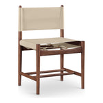 Rawlins Vegan Leather Upholstered Dining Chair in Beige