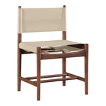 Rawlins Vegan Leather Upholstered Dining Chair in Beige