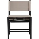 Rawlins Vegan Leather Upholstered Dining Chair in Taupe
