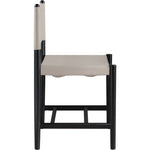 Rawlins Vegan Leather Upholstered Dining Chair in Taupe