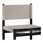 Rawlins Vegan Leather Upholstered Dining Chair in Taupe