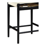 Rawlins Vegan Leather Upholstered Counter Stool in Cream