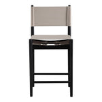 Rawlins Vegan Leather Upholstered Counter Stool in Taupe