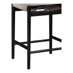 Rawlins Vegan Leather Upholstered Counter Stool in Taupe