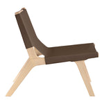 Rawlins Vegan Leather Upholstered Accent Chair in Brown