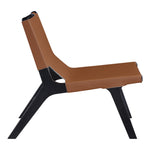 Rawlins Vegan Leather Upholstered Accent Chair in Cognac