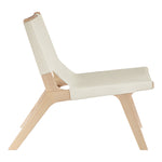 Rawlins Vegan Leather Upholstered Accent Chair in Cream
