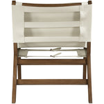 Rawlins Vegan Leather Upholstered Accent Chair in Cream