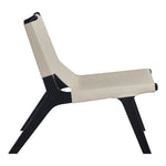 Rawlins Vegan Leather Upholstered Accent Chair in Beige