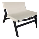 Rawlins Vegan Leather Upholstered Accent Chair in Beige