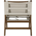 Rawlins Vegan Leather Upholstered Accent Chair in Beige